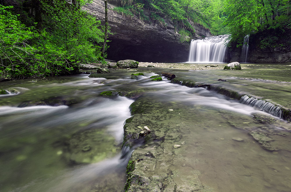 Cascade du Hérisson, Jura français